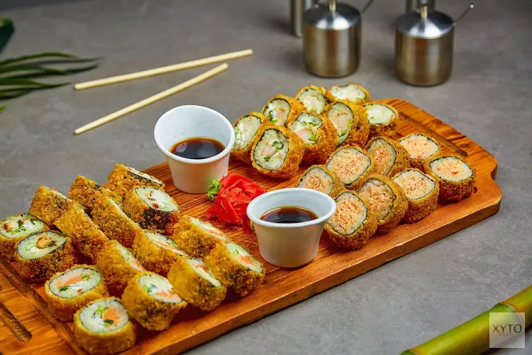 Sushi eten in Zaandam