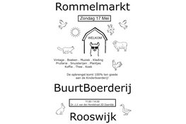 Zondag 17 mei Rommelmarkt Buurtboerderij Rooswijk