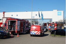 Brand bij distributiecentrum Albert Heijn in Zaandam