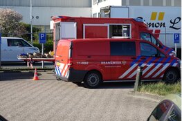 Brand bij distributiecentrum Albert Heijn in Zaandam