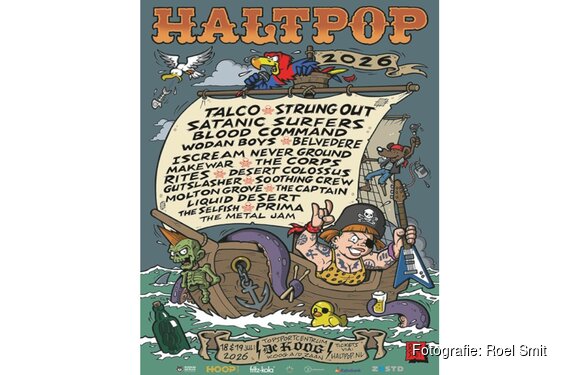 Haltpop 2026: twee dagen punk, rock en Zaanse trots