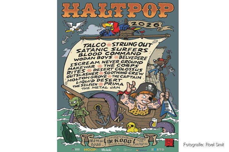 Haltpop 2026: twee dagen punk, rock en Zaanse trots