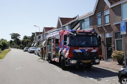 Brandweer redt paard uit sloot in Assendelft
