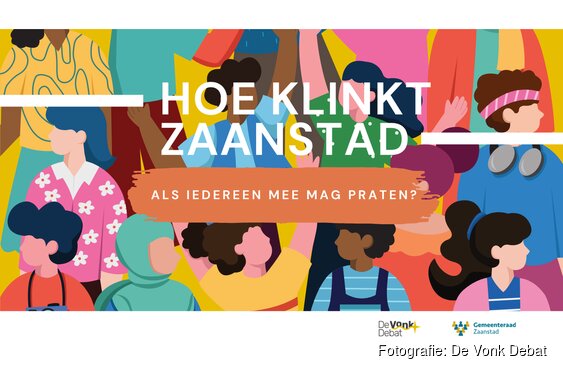 Hoe klinkt Zaanstad als iedereen mee mag praten? Kom kijken, luisteren en ervaren