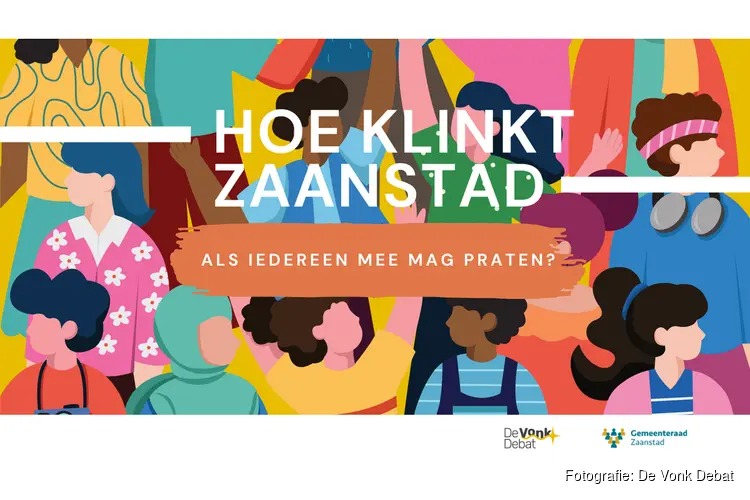 Hoe klinkt Zaanstad als iedereen mee mag praten? Kom kijken, luisteren en ervaren