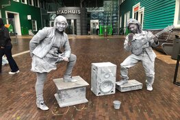 Zaandam staat dit weekend vol levende standbeelden