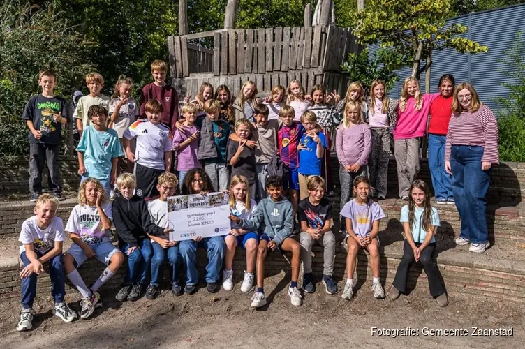 Groep 7 van de Kroosduiker winnaar Energy race