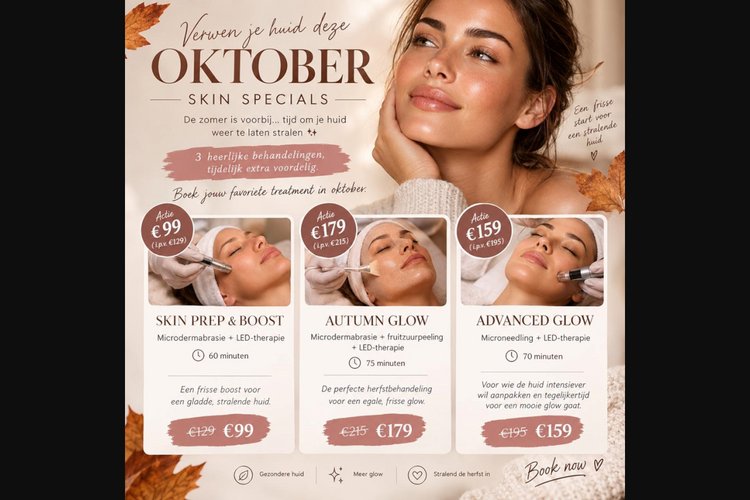 Oktober Skin Specials bij Esmée Nails & Beauty