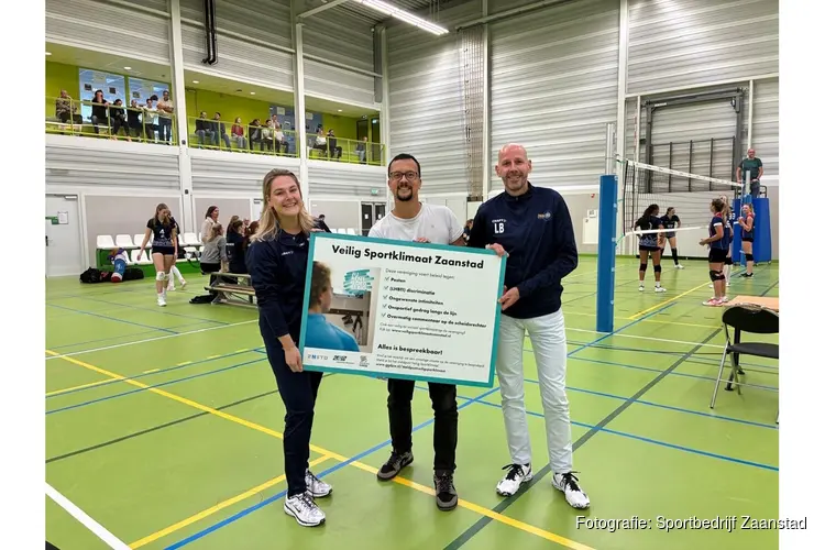 VV Zaanstad ontvangt erkenning voor Veilig Sportklimaat