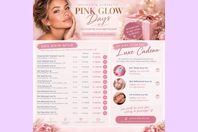 Pink Glow Days bij Esmée’s Nails & Beauty: straal tijdens de feestdagen!