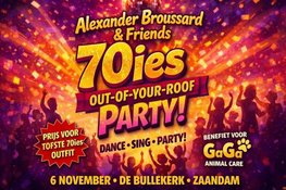 De Bullekerk wordt één grote dansvloer tijdens 70ies Out-of-Your-Roof Party