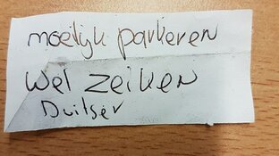 Politie krijgt 'parkeerbon': "Wel zeiken Duitser"