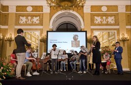 Twee kinderorkesten in Pennemes